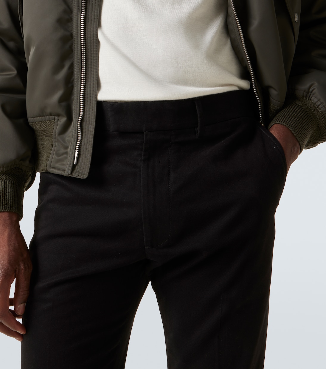 Pantalon droit en coton | Tom Ford