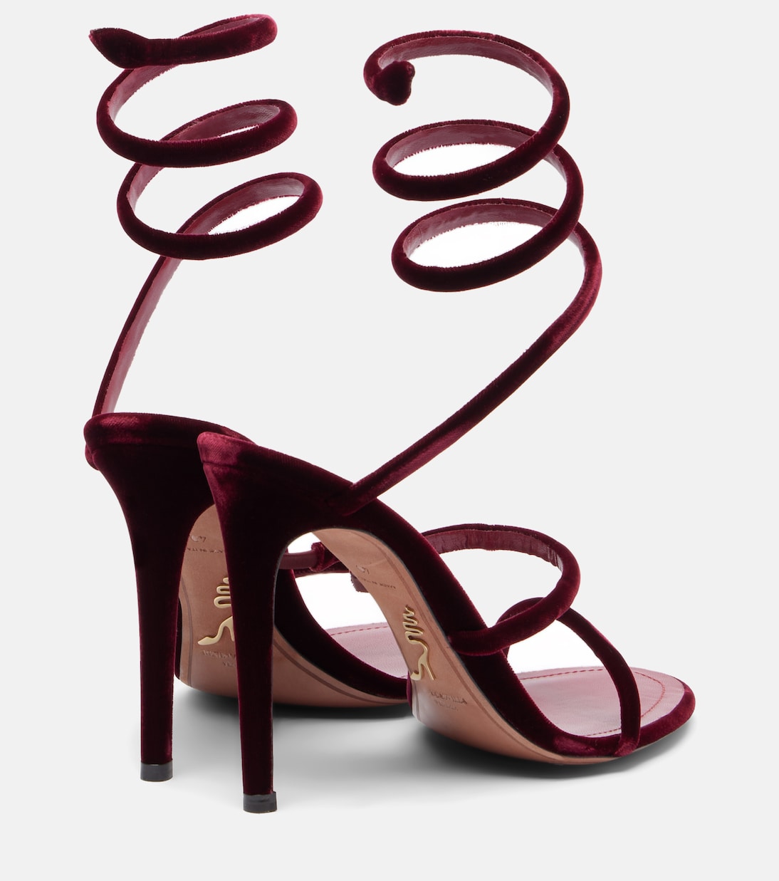 Sandalen Cleo 105 aus Samt  | Rene Caovilla