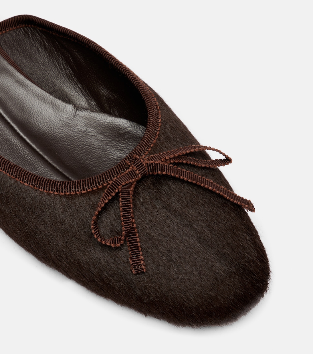 Ballerines d'Orsay 24/7 en cuir façon poulain | Herbert Levine