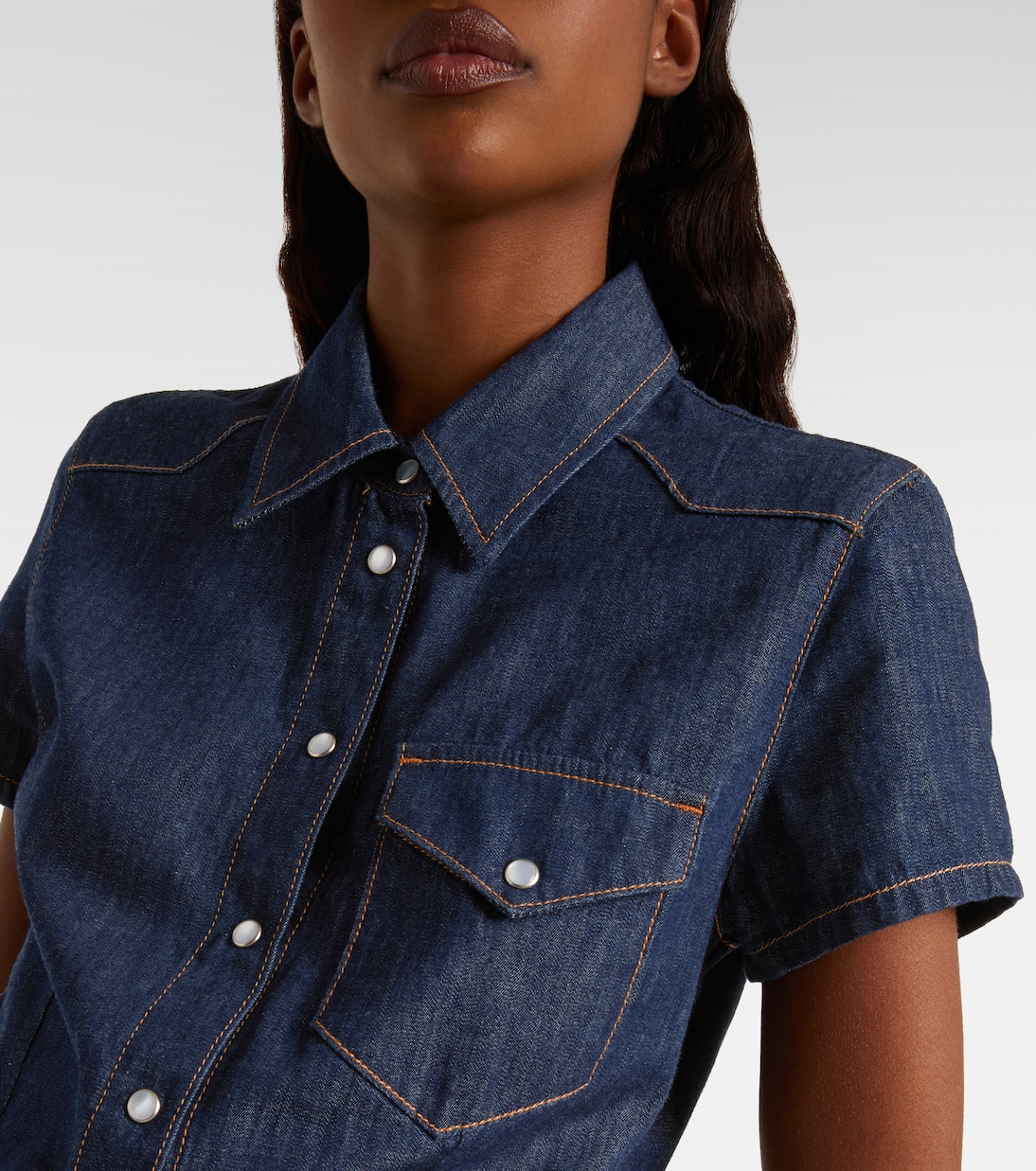 Cavazos denim shirt | Khaite
