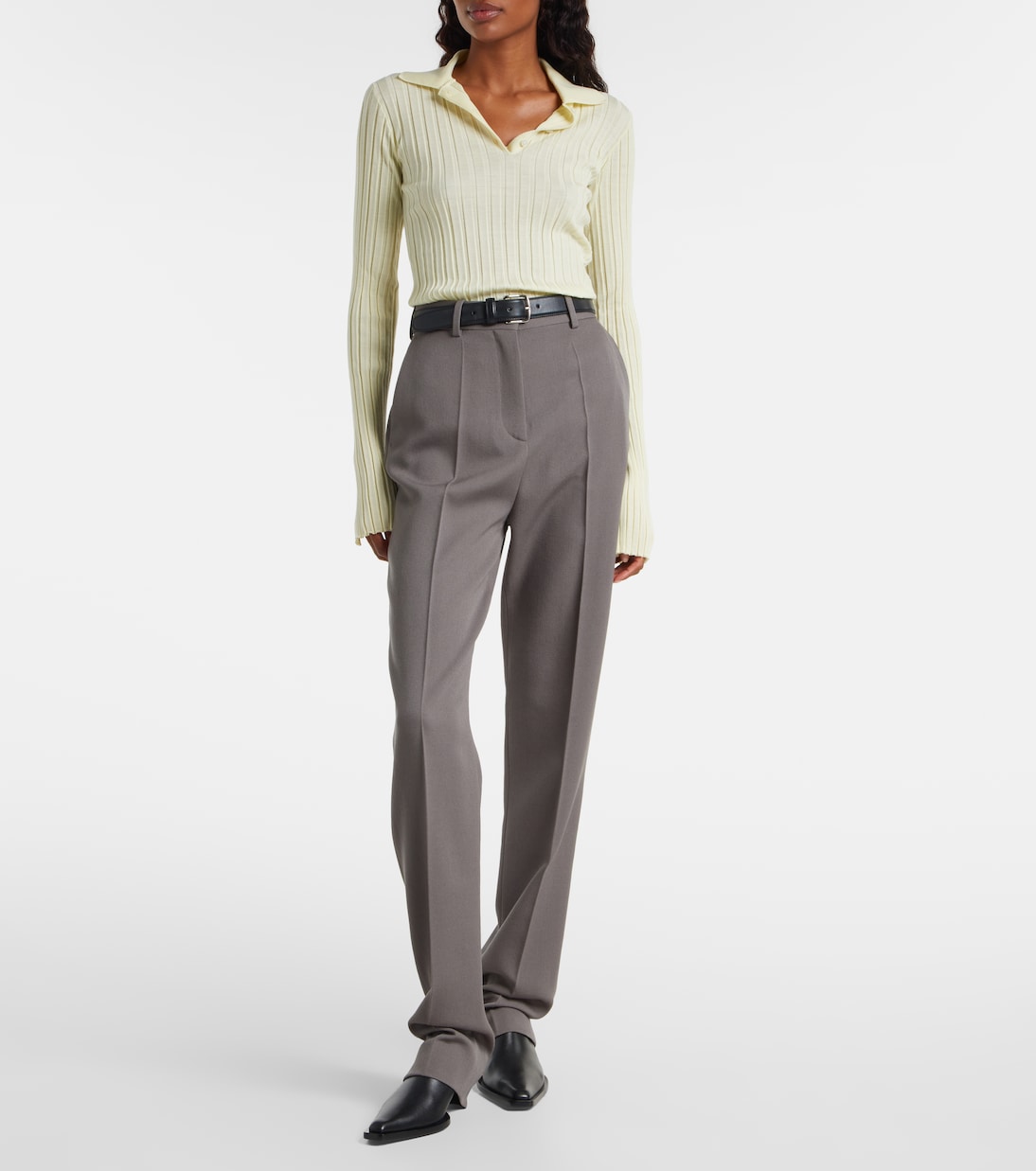 Amber wool polo sweater | Calvin Klein Collection