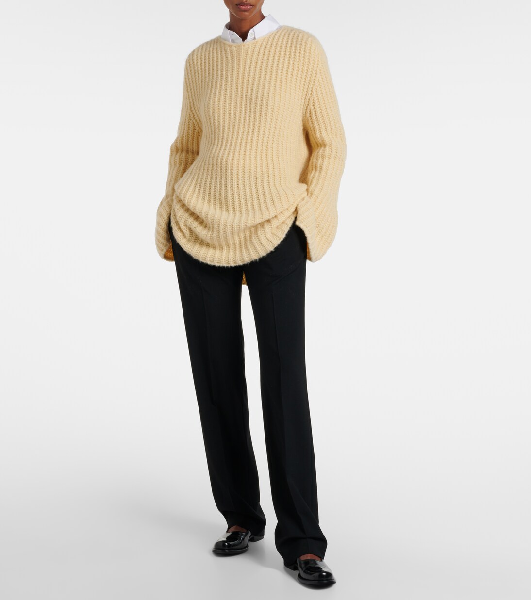 Mirr ribbed-knit cashmere sweater | The Row