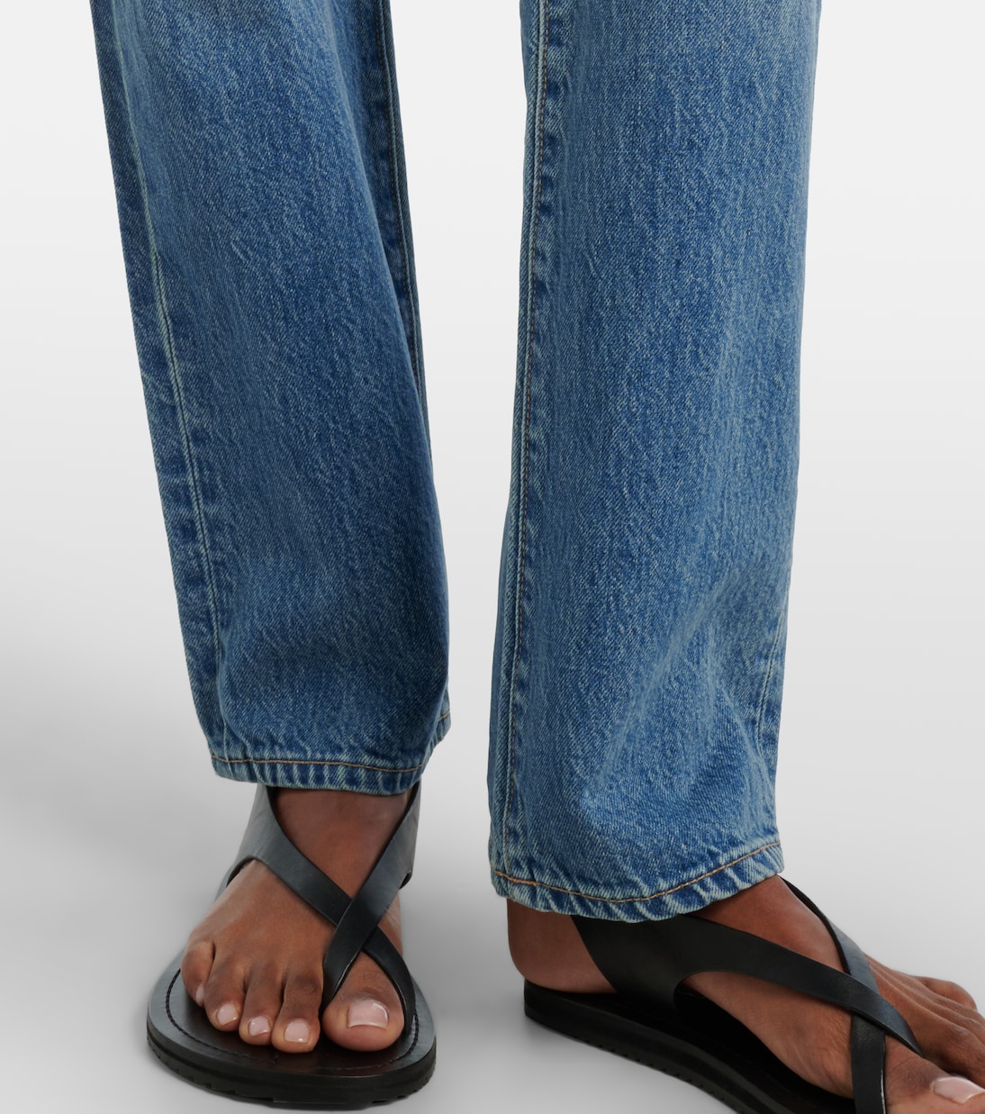 London faded straight jeans | Slvrlake