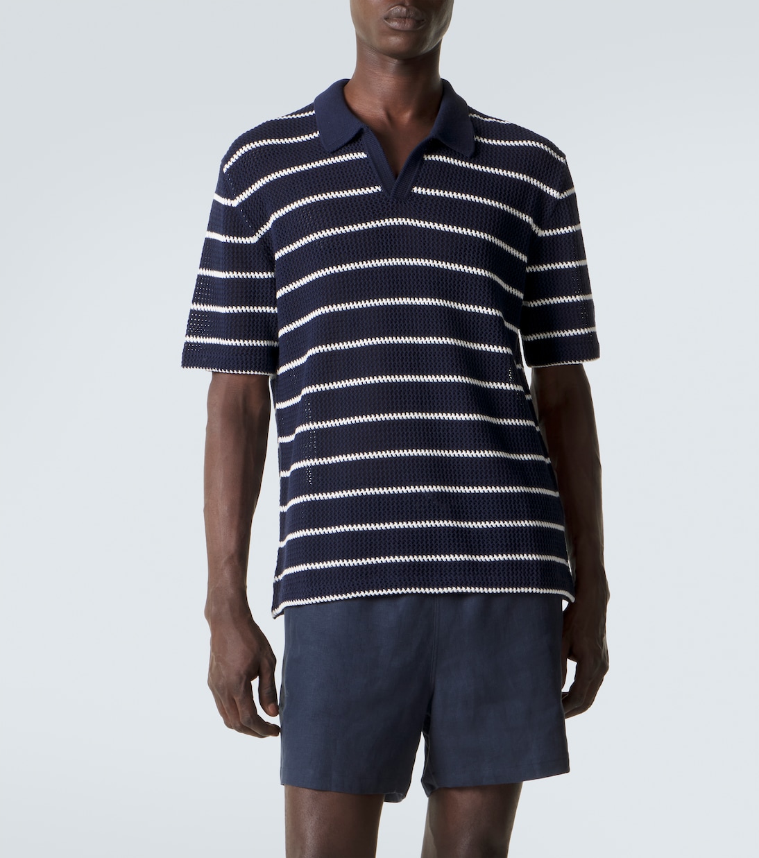 Striped cotton polo shirt | Ralph Lauren Purple Label