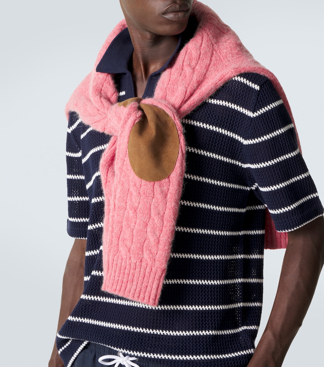 Striped cotton polo shirt | Ralph Lauren Purple Label