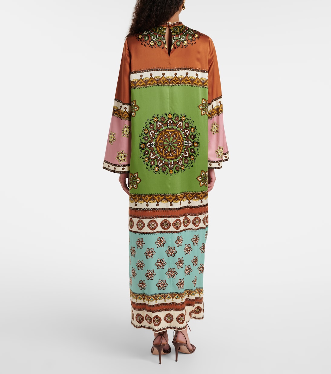 Maxikleid Contina aus Seide | Alémais