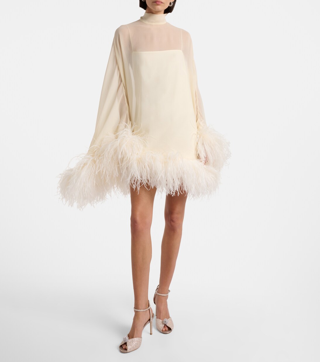 Sacora 85 glitter peep-toe sandals  | Jimmy Choo