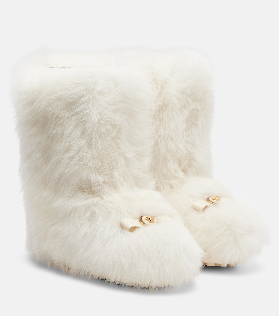 Stiefel aus Shearling | Versace