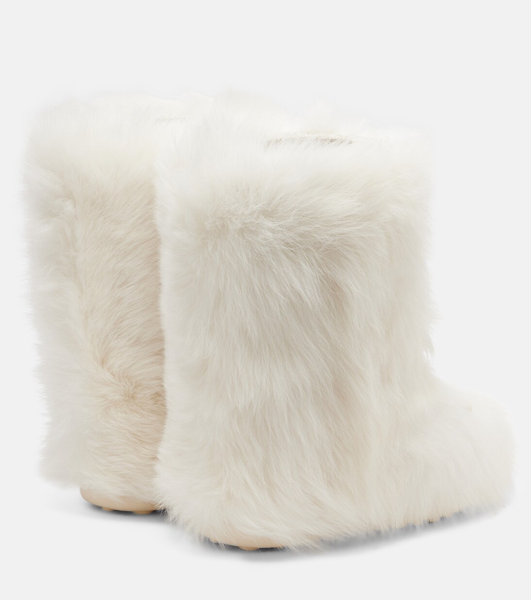 Stiefel aus Shearling | Versace