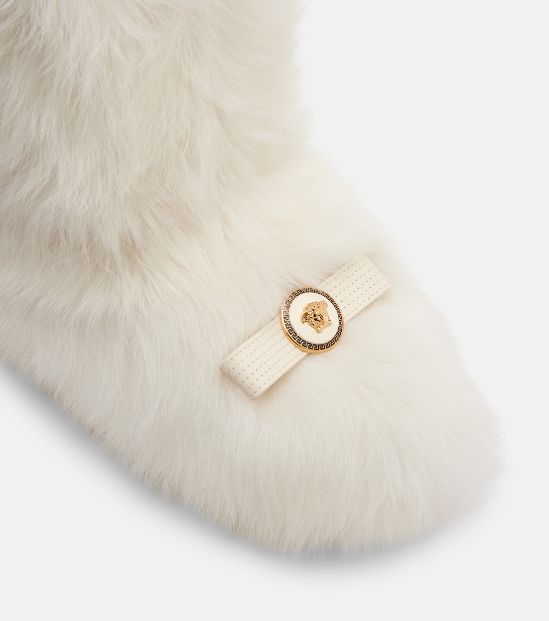 Stiefel aus Shearling | Versace