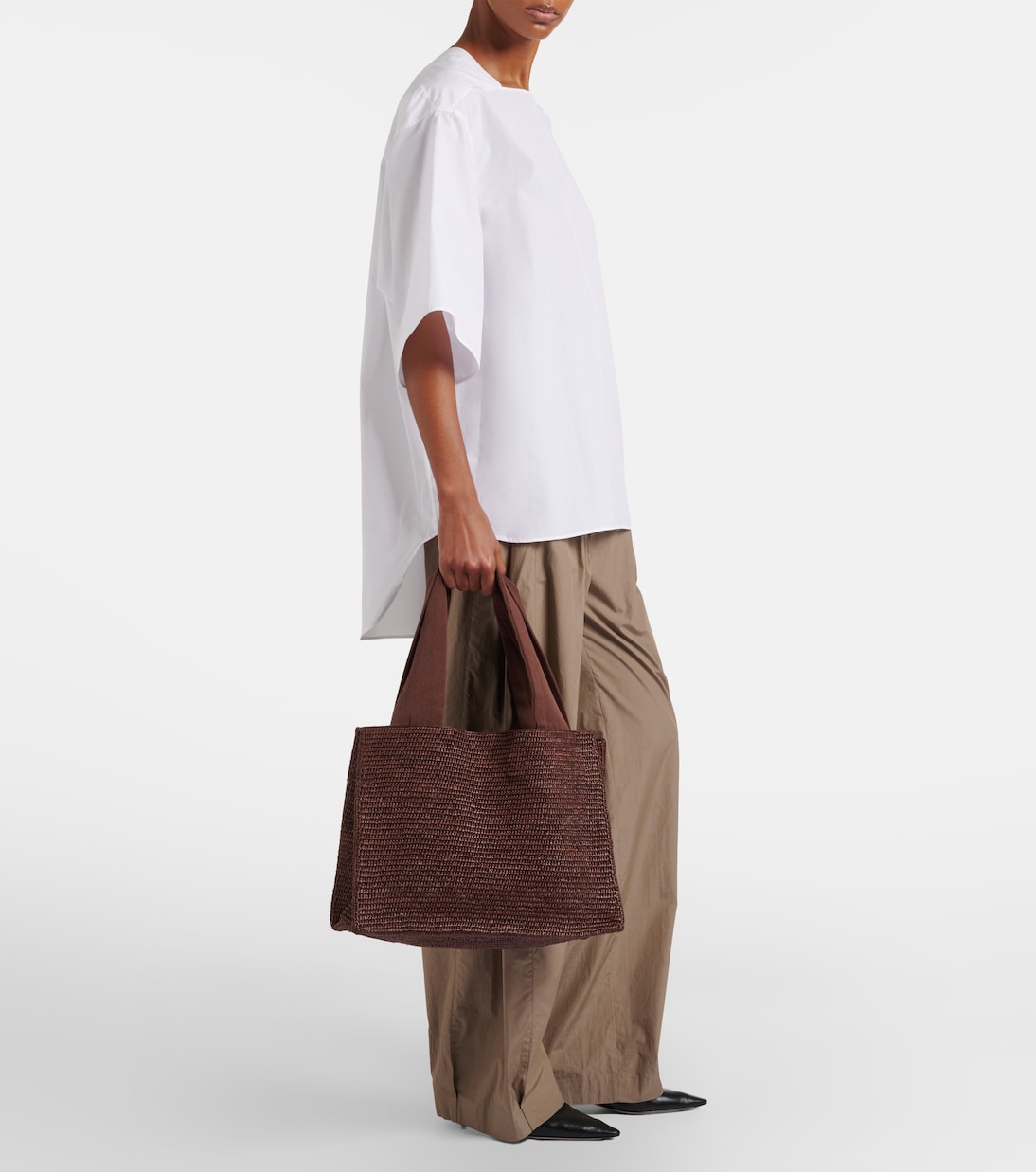 Tote Bag Loretta aus Raffiabast | The Row