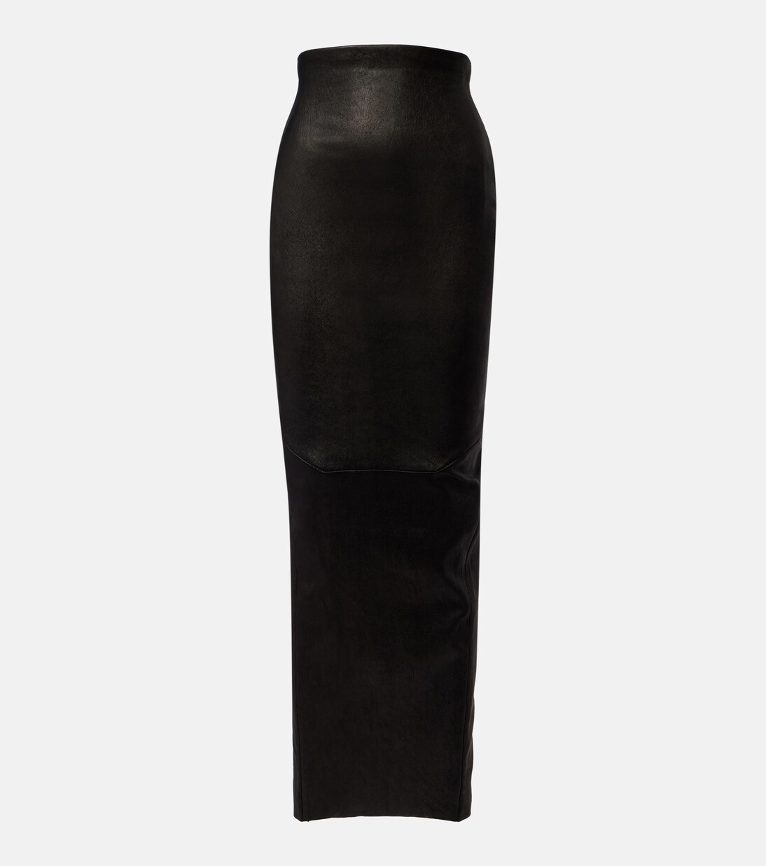 Falda larga Dirt Pillar de piel  | Rick Owens
