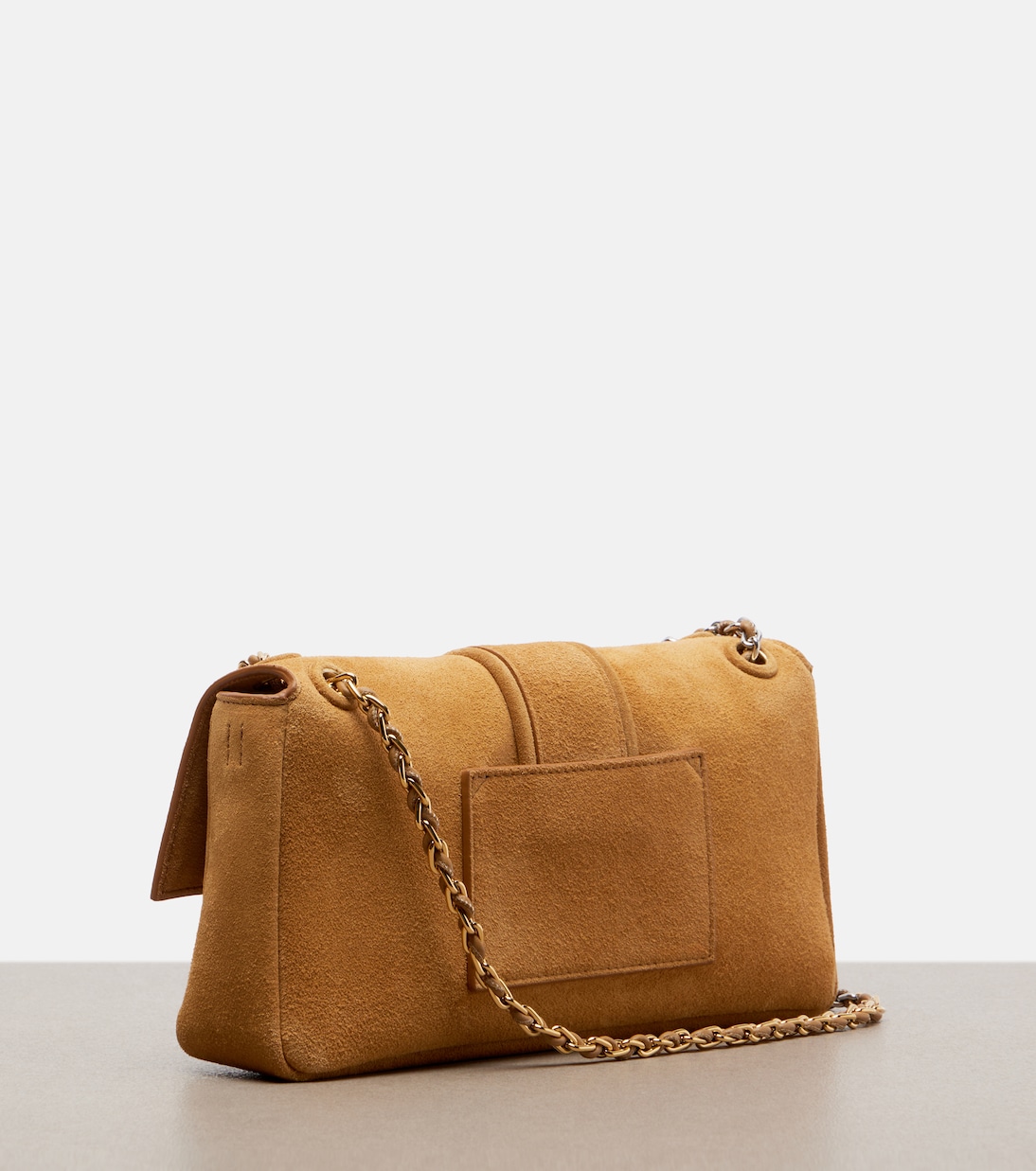 Schultertasche Bambino Chaîne aus Veloursleder | Jacquemus