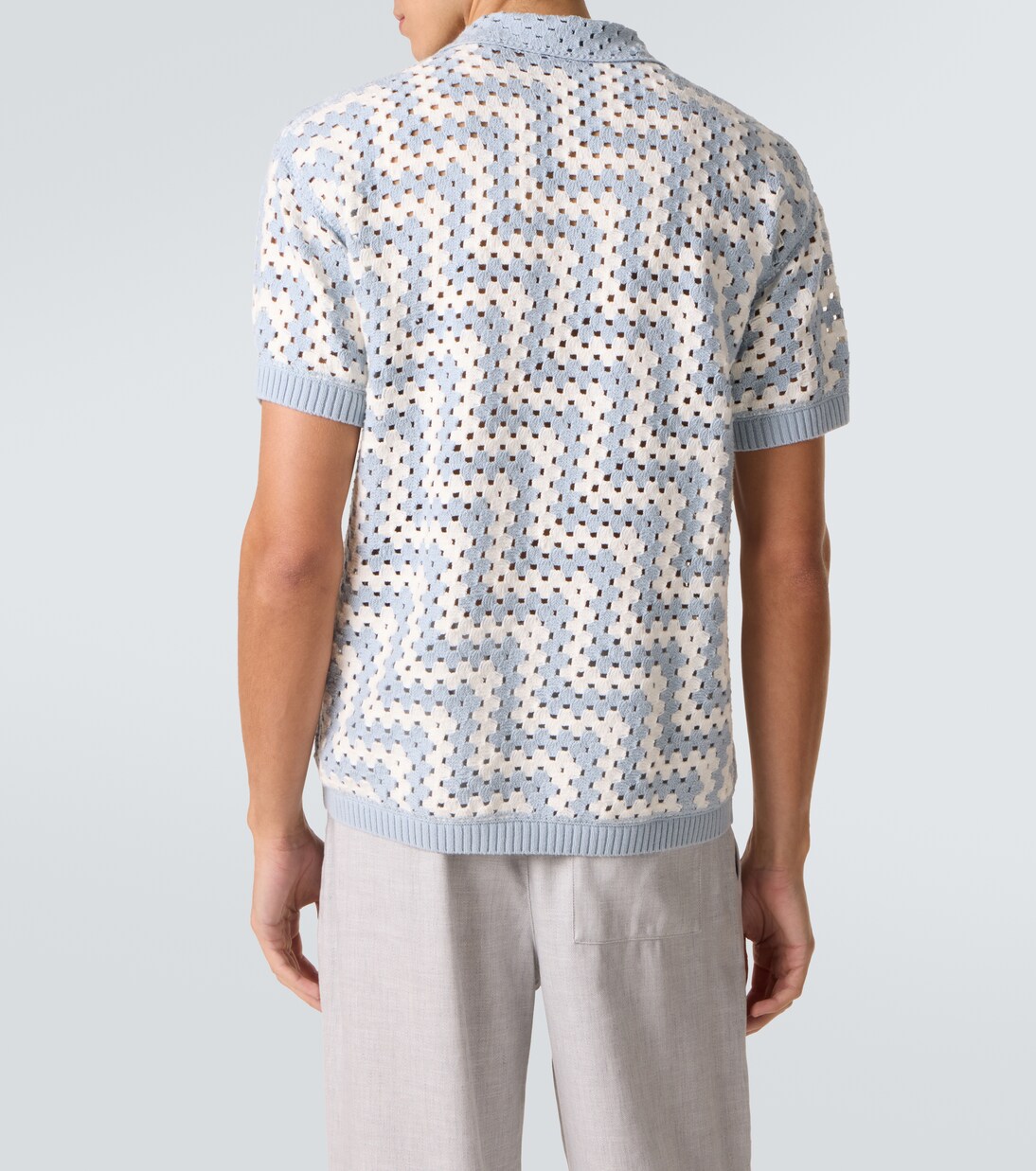 Pinto crochet cotton cardigan | Frescobol Carioca