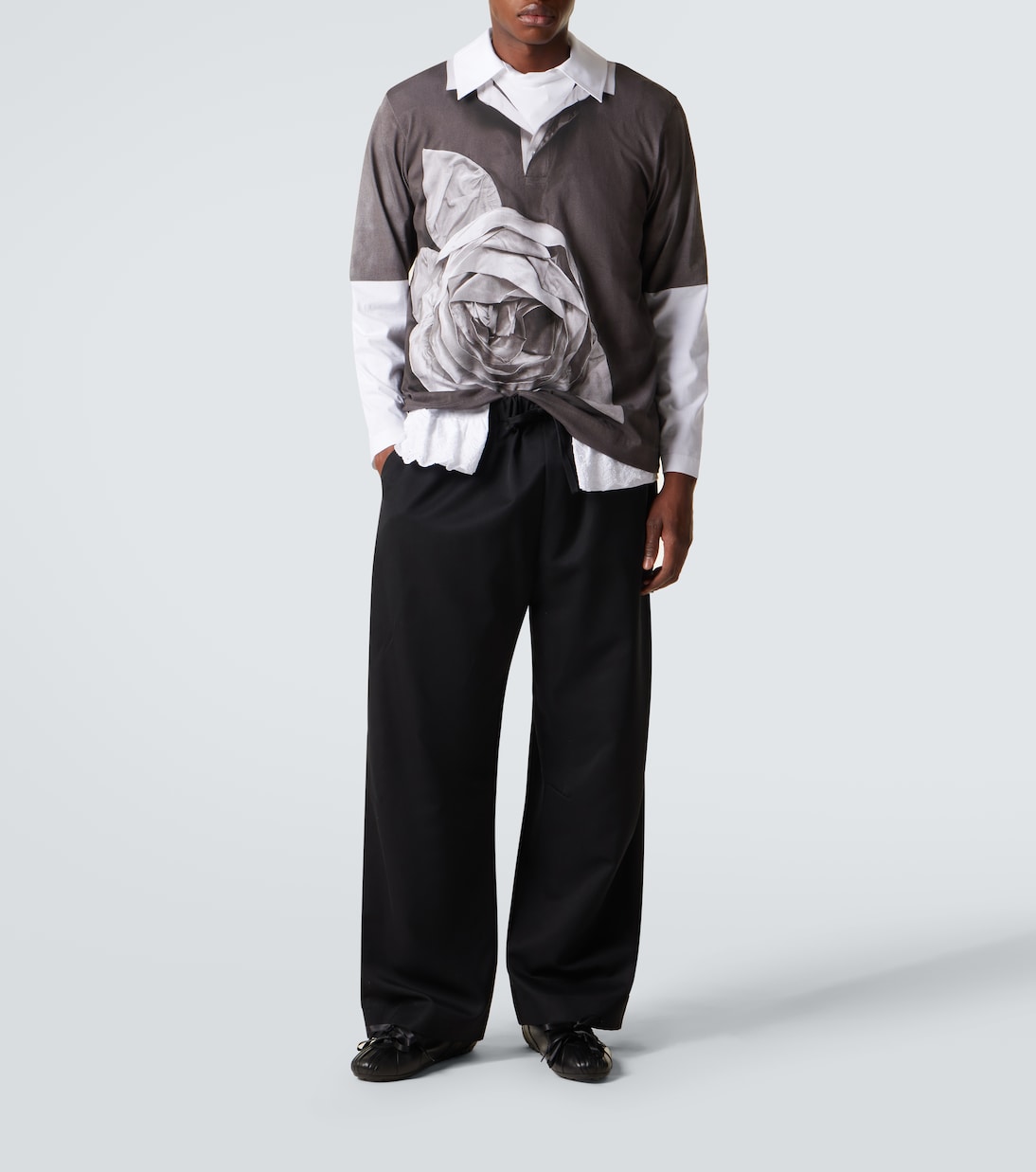 Printed cotton jersey T-shirt | Simone Rocha