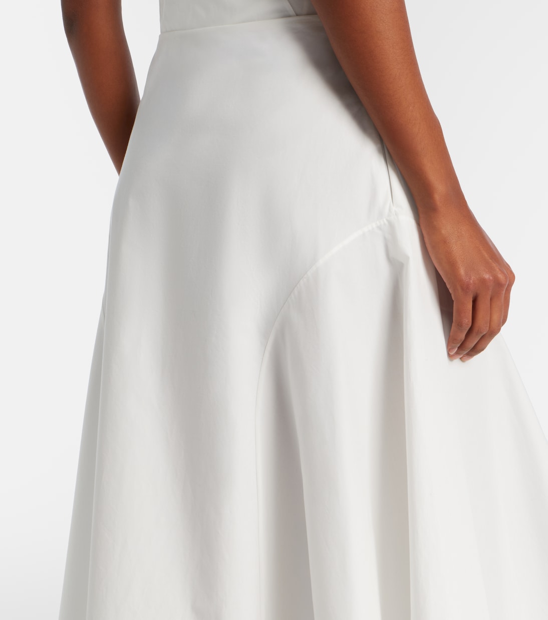 Artin 코튼 미디 스커트 | Khaite