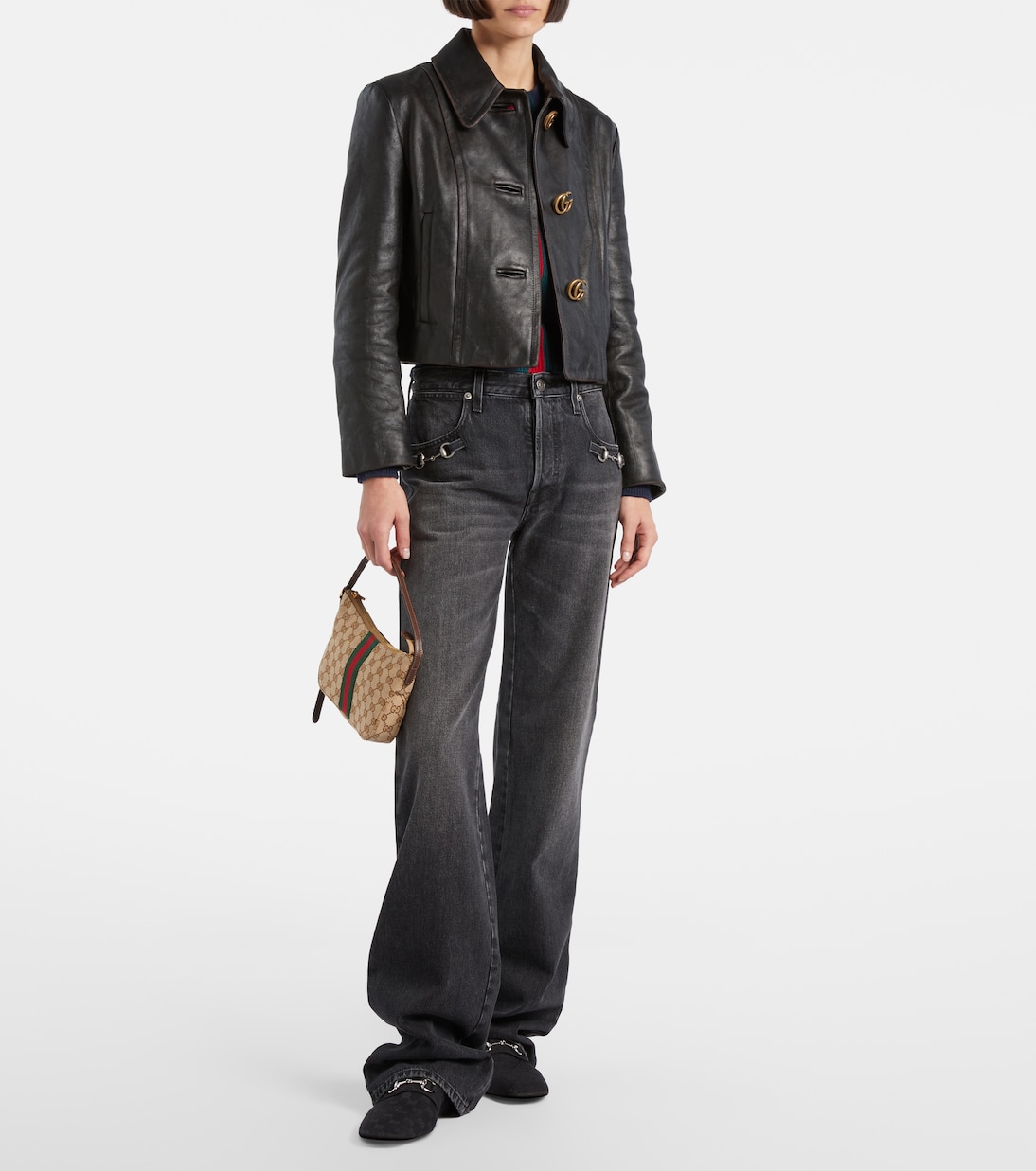 Lunetta GG Canvas Small crossbody bag | Gucci