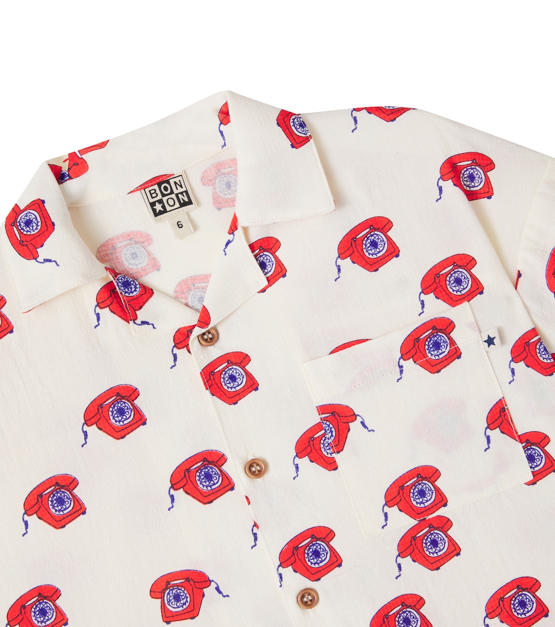 Bedrucktes Hemd Las Vegas aus Baumwolle | Bonton