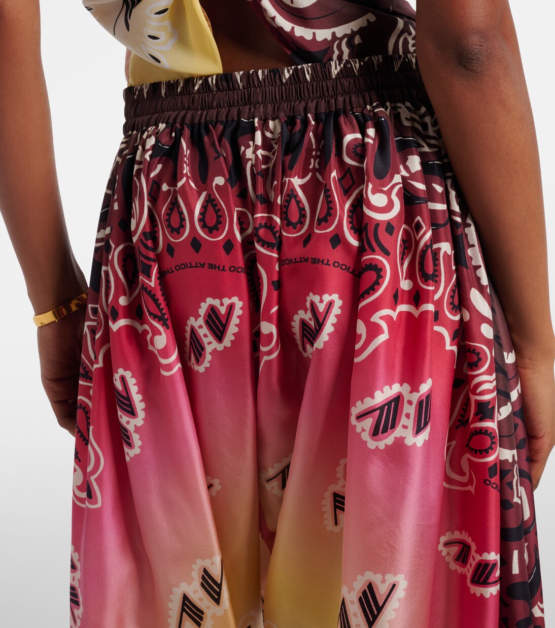 Printed silk balloon pants | The Attico