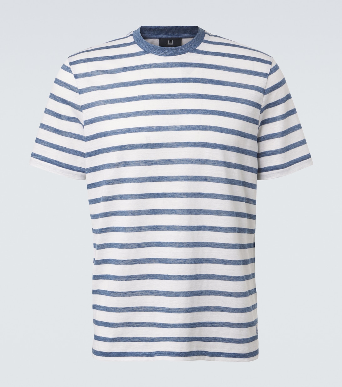 Striped linen and cotton T-shirt | Dunhill