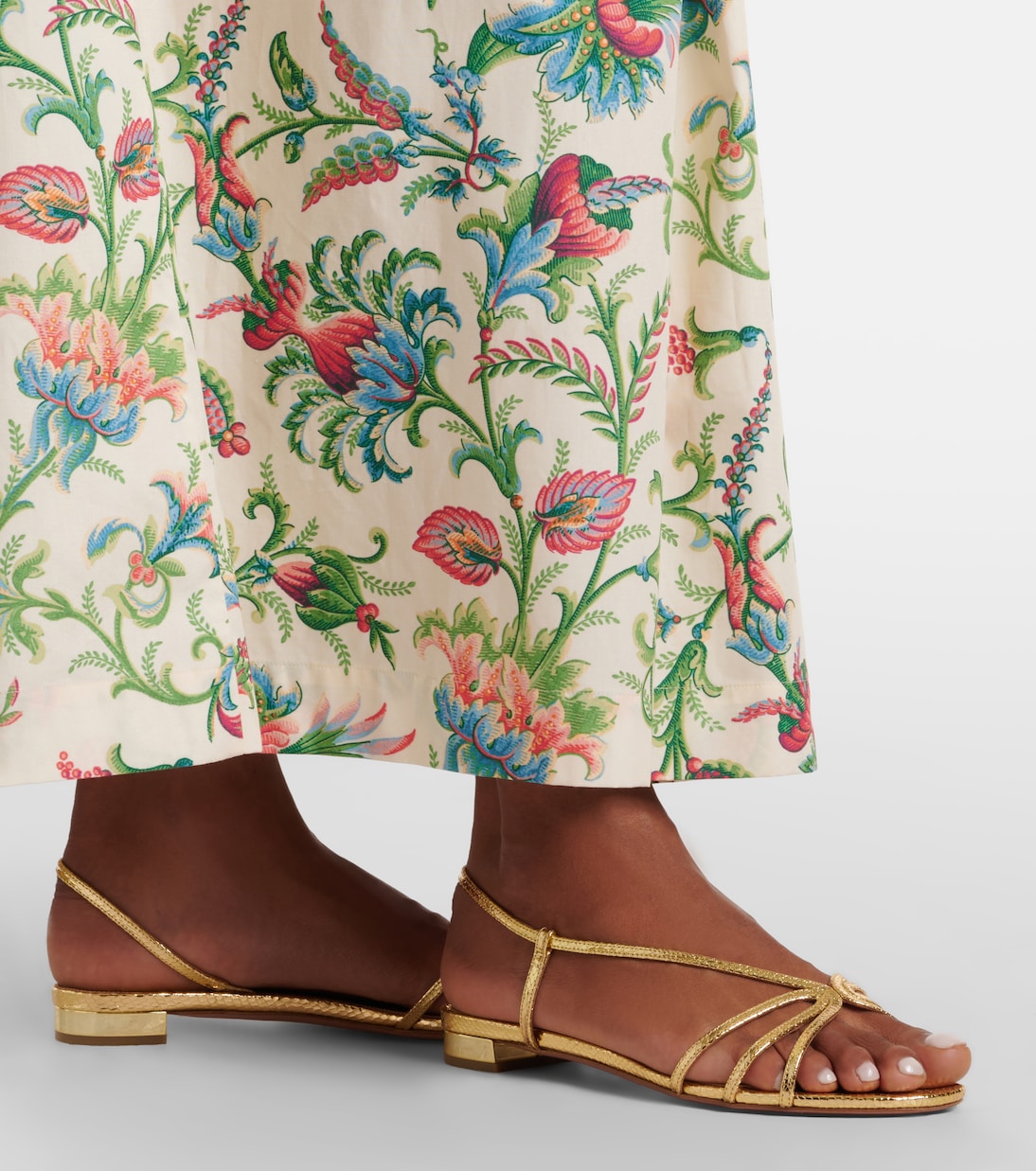 Sandalias Talk To Me de piel grabada | Aquazzura