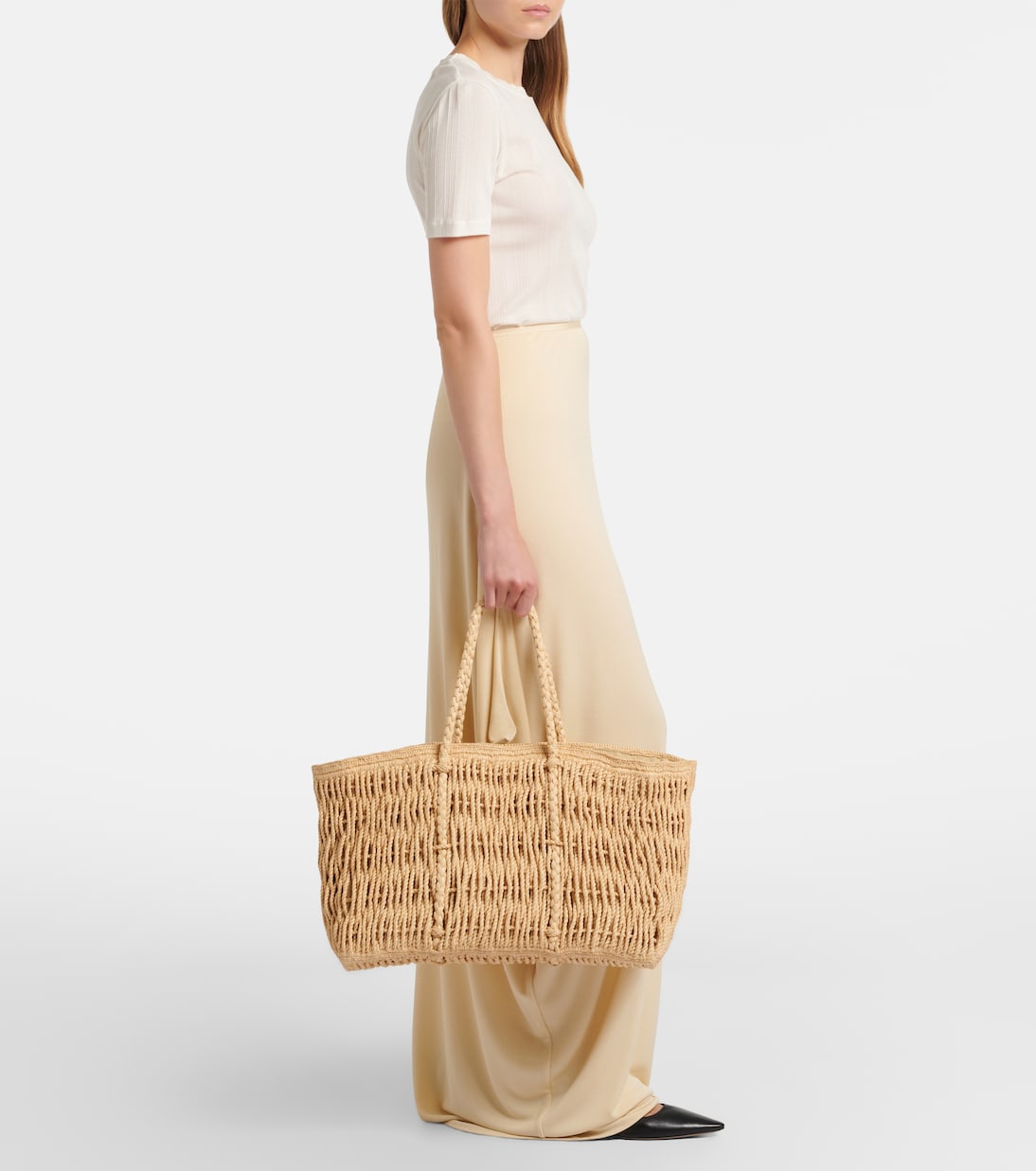 Georgica Large raffia tote bag | The Row