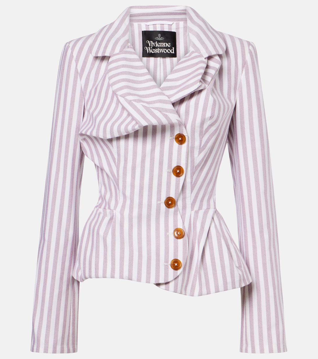 Drunken Tailored striped cotton jacket | Vivienne Westwood
