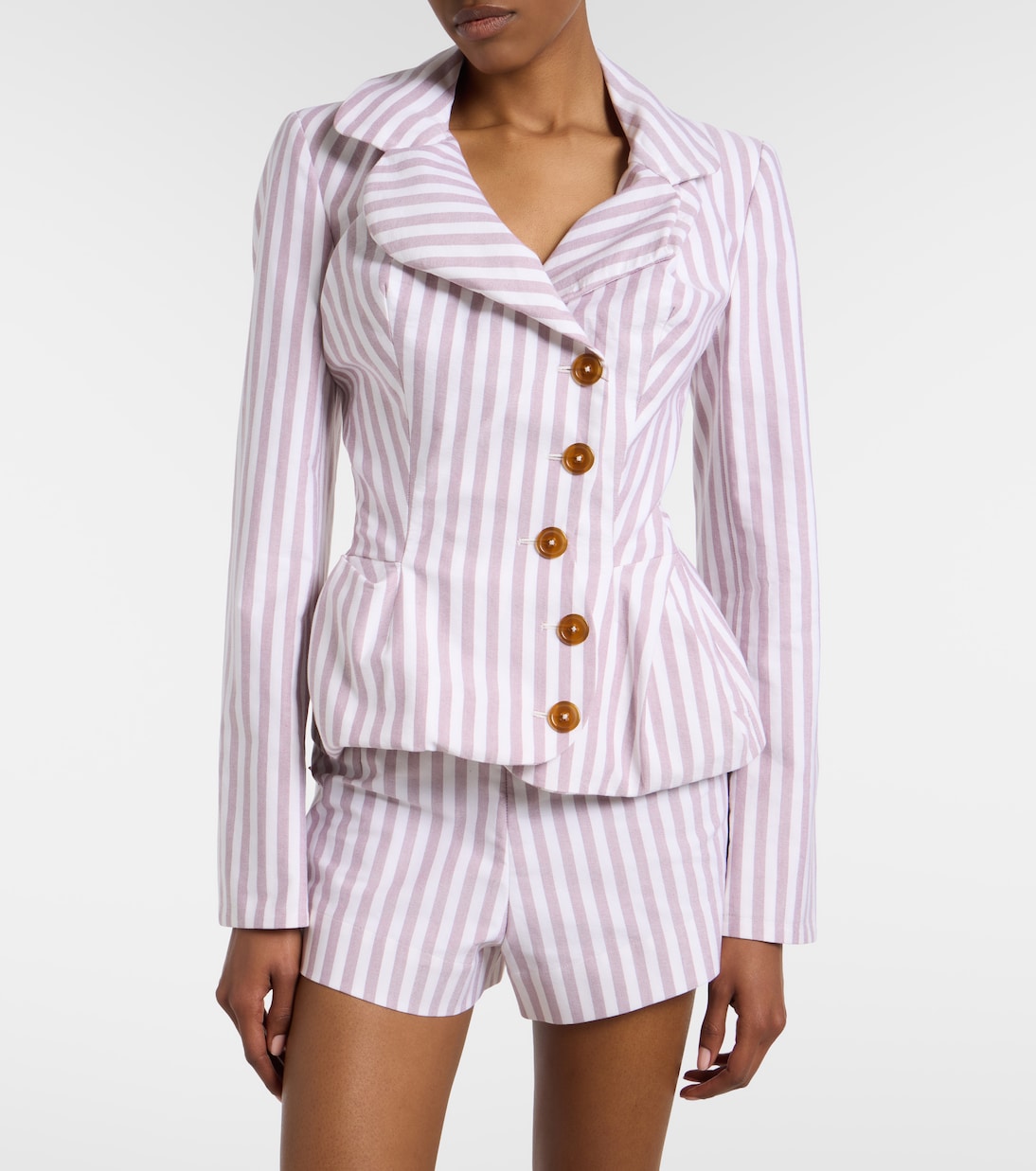 Drunken Tailored striped cotton jacket | Vivienne Westwood