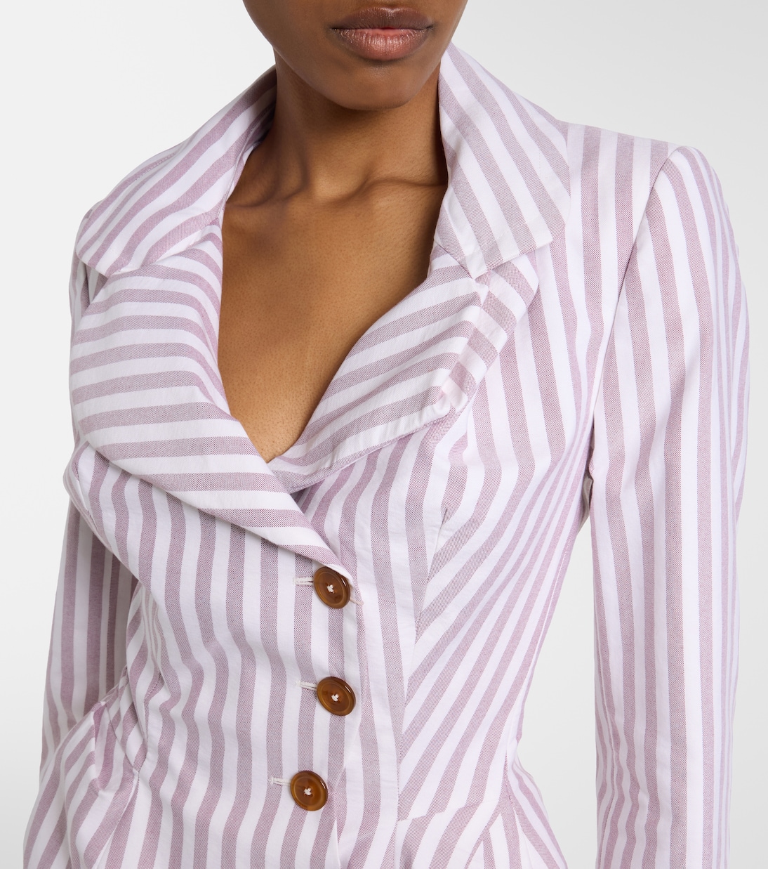 Drunken Tailored striped cotton jacket | Vivienne Westwood
