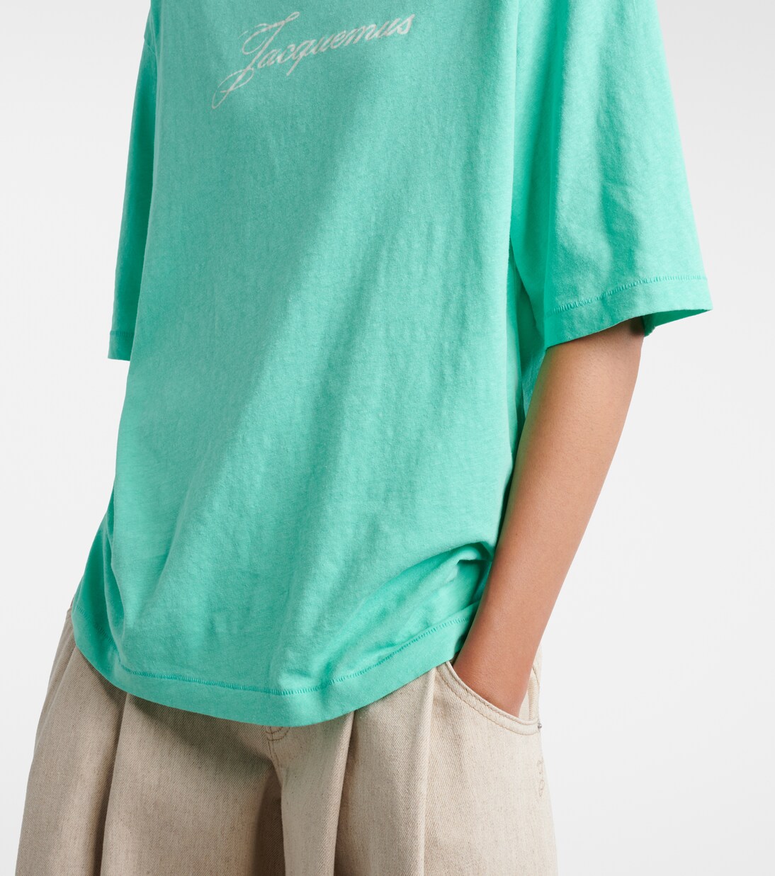 T-Shirt aus Baumwoll-Hanf-Jersey | Jacquemus