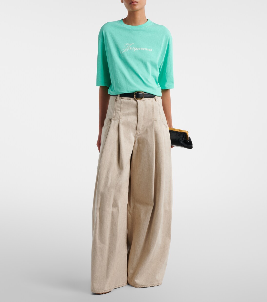 T-Shirt aus Baumwoll-Hanf-Jersey | Jacquemus