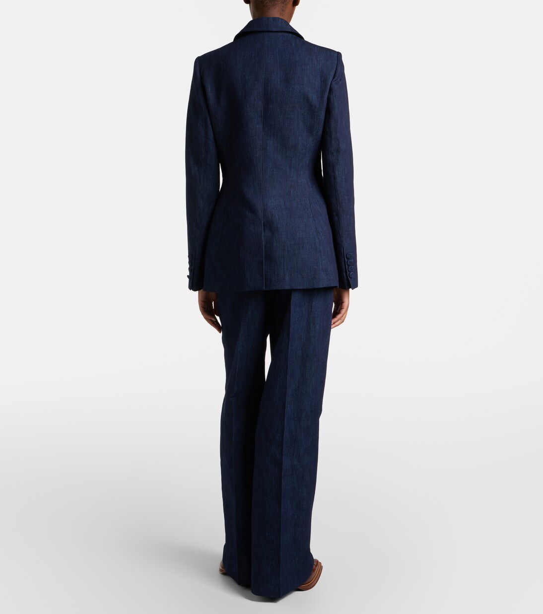Norman belted denim wide-leg pants | Gabriela Hearst