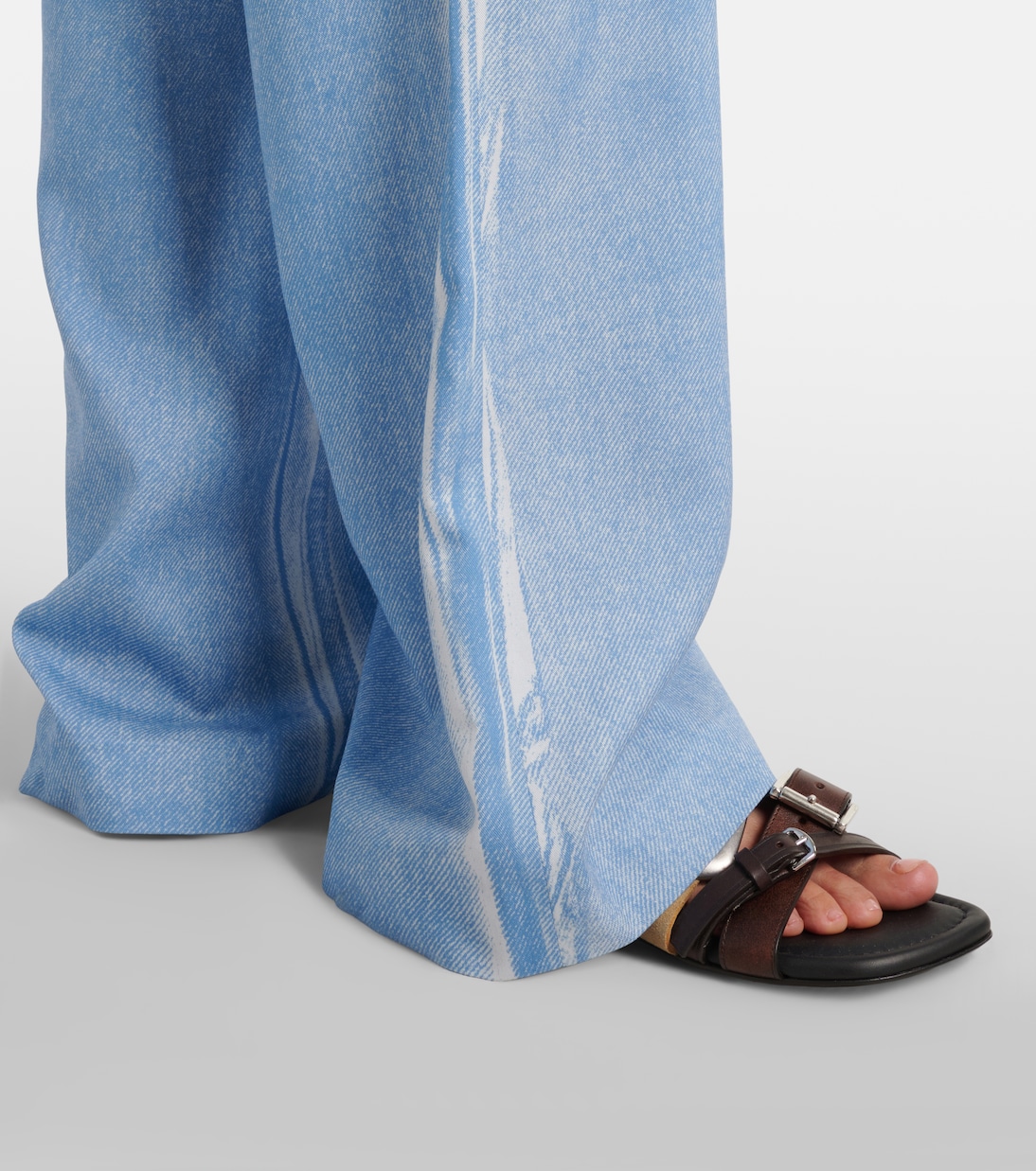 Pantaloni a gamba larga con stampa | Acne Studios