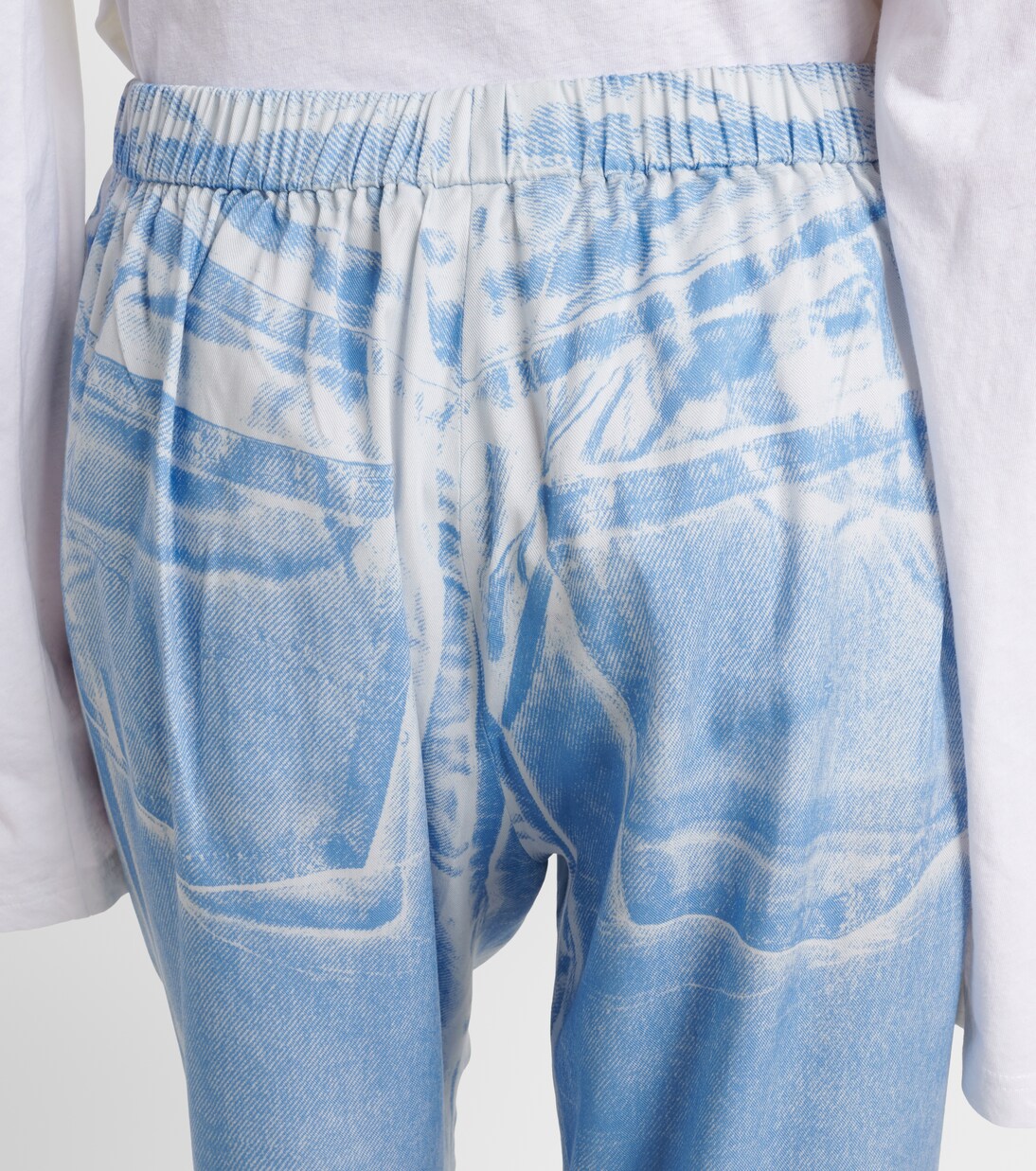Pantaloni a gamba larga con stampa | Acne Studios