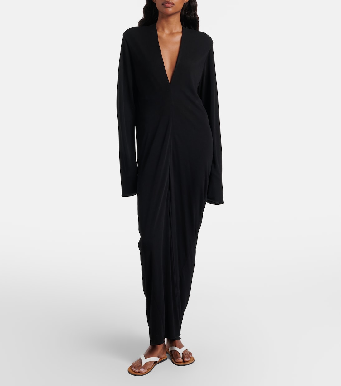 Cassin draped maxi dress | The Row