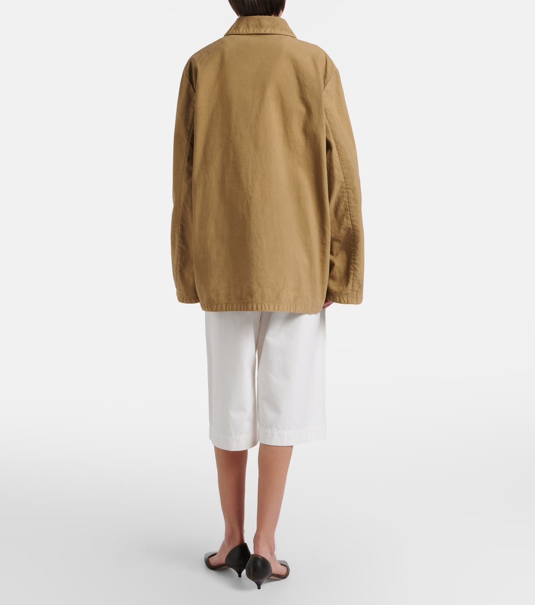 Faldra cotton Bermuda shorts | The Row