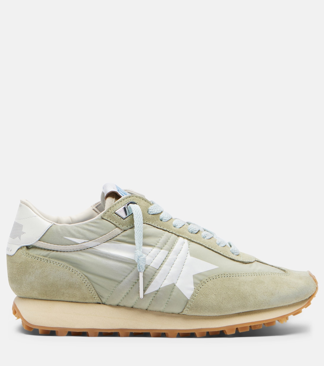 Running Marathon suede-trimmed sneakers | Golden Goose