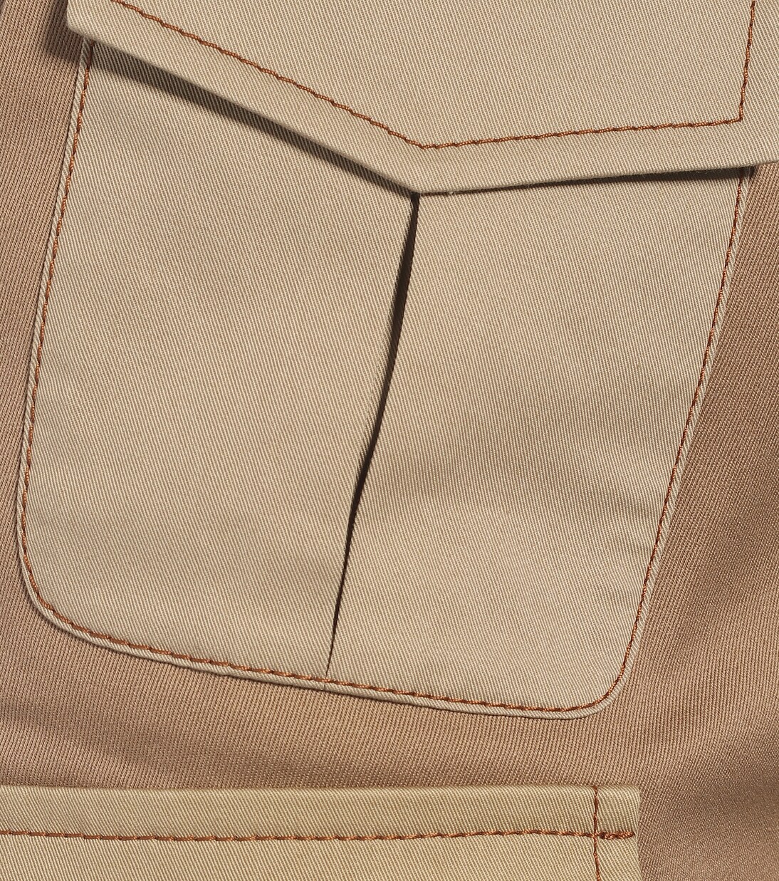 Pantalon ample en coton à taille haute | Monse