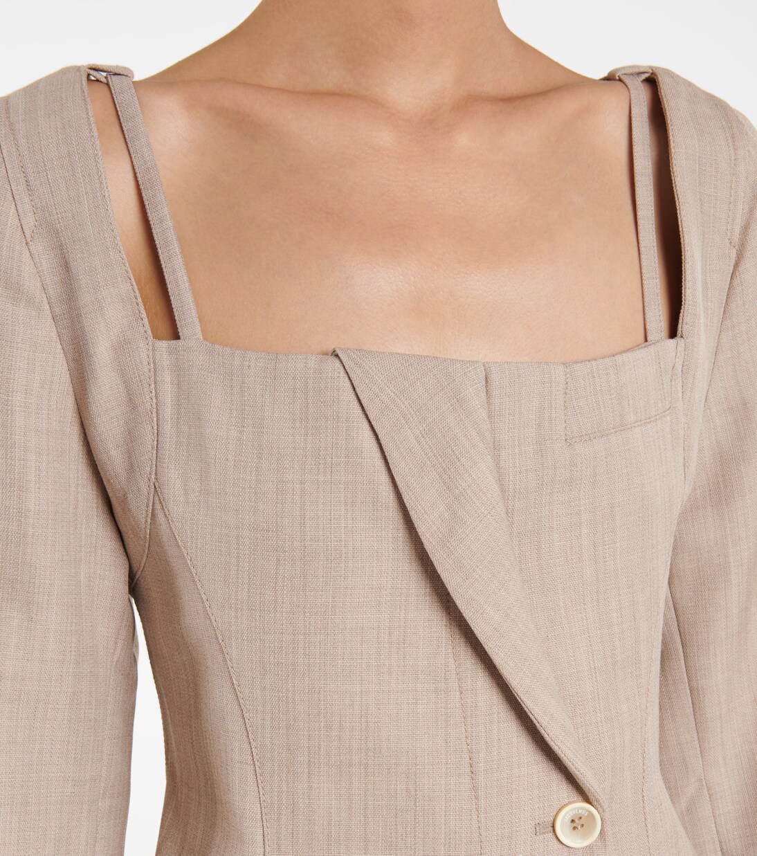 La Robe Maniu 버진 울 미니드레스 | Jacquemus