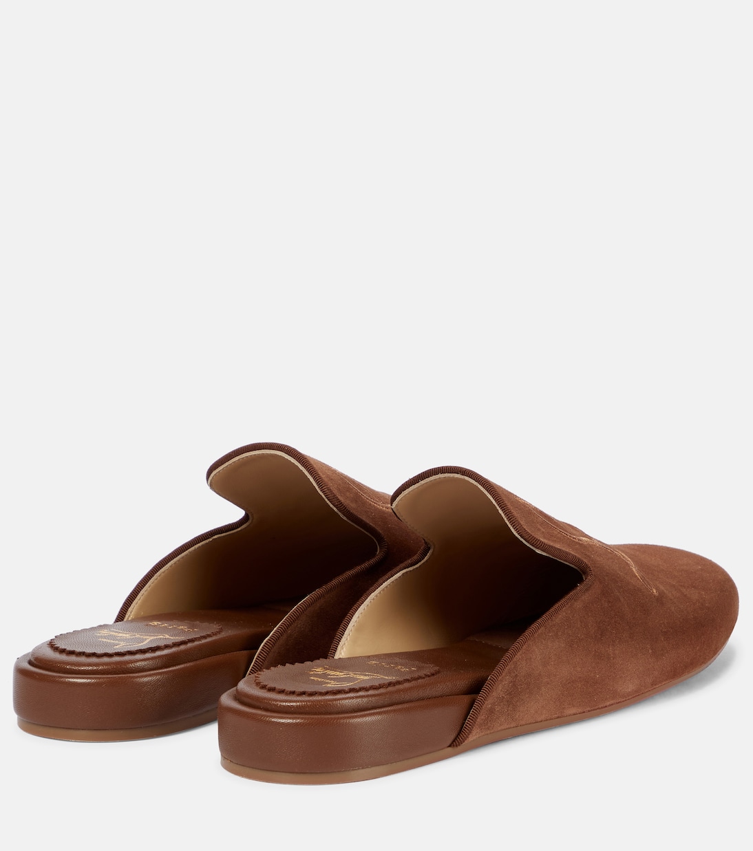 Navy Coolito Donna suede slippers | Christian Louboutin