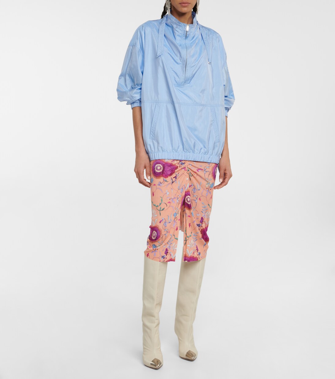 Joella floral ruched midi skirt | Isabel Marant