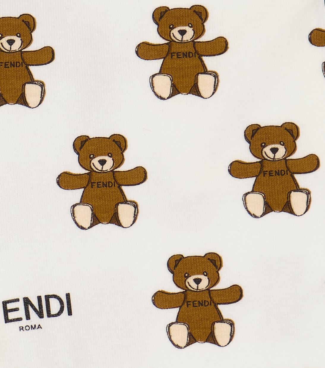 Baby printed cotton-blend leggings | Fendi Kids