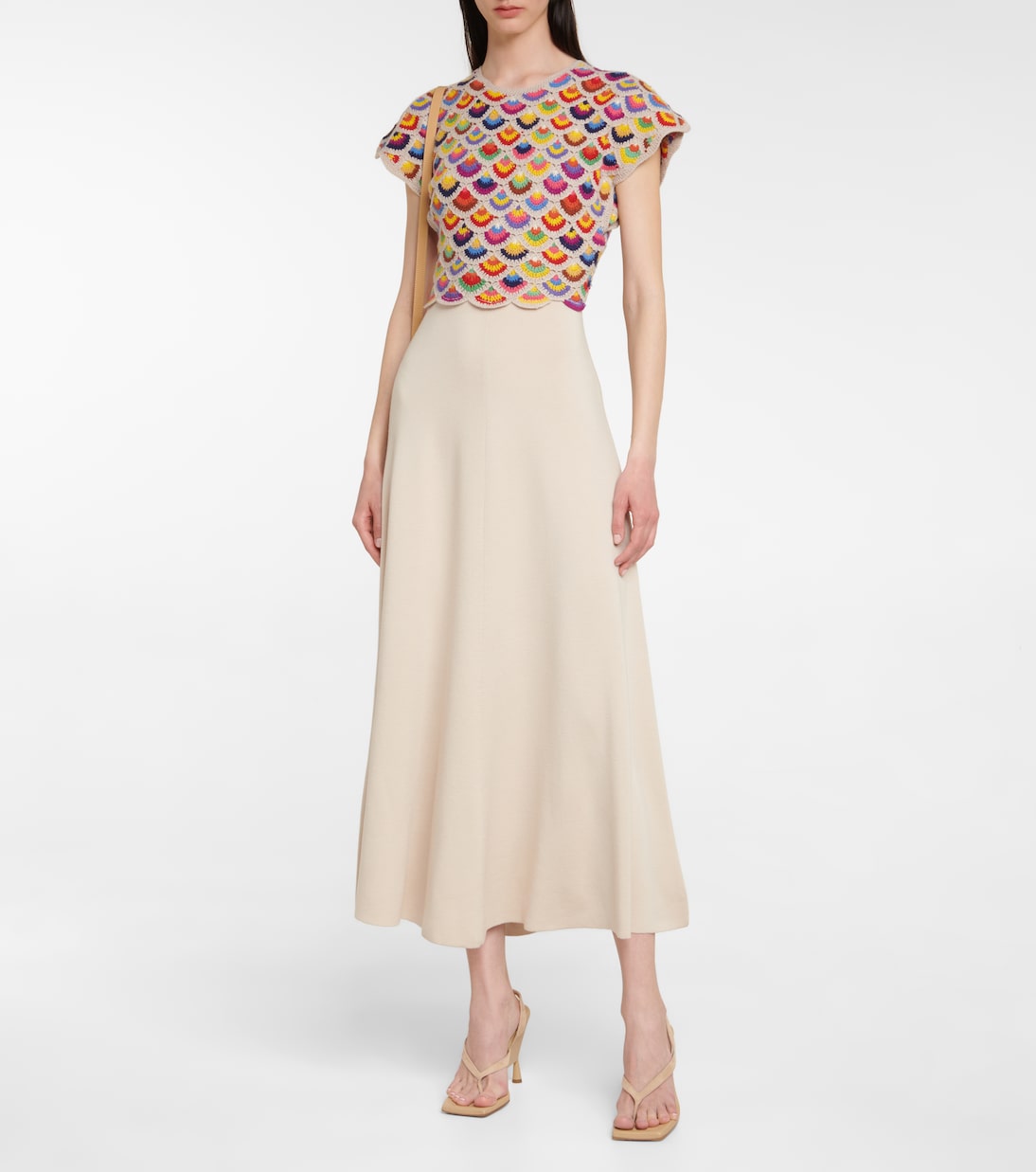 Sandalen Rosie 12 aus Veloursleder | Gia Borghini