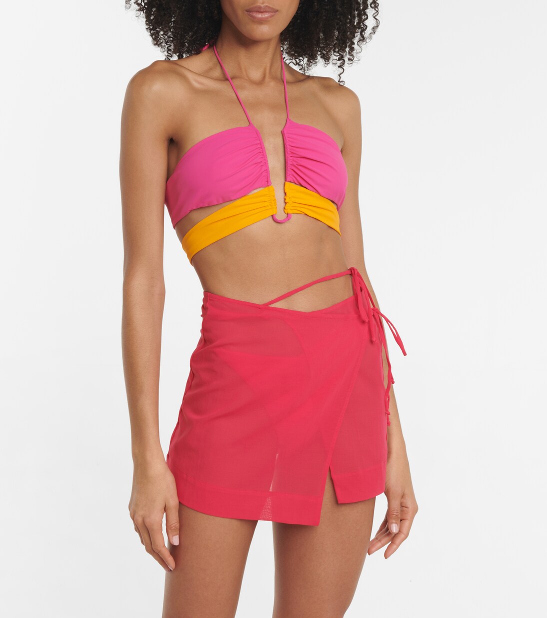 Minirock aus Baumwolle | Nensi Dojaka