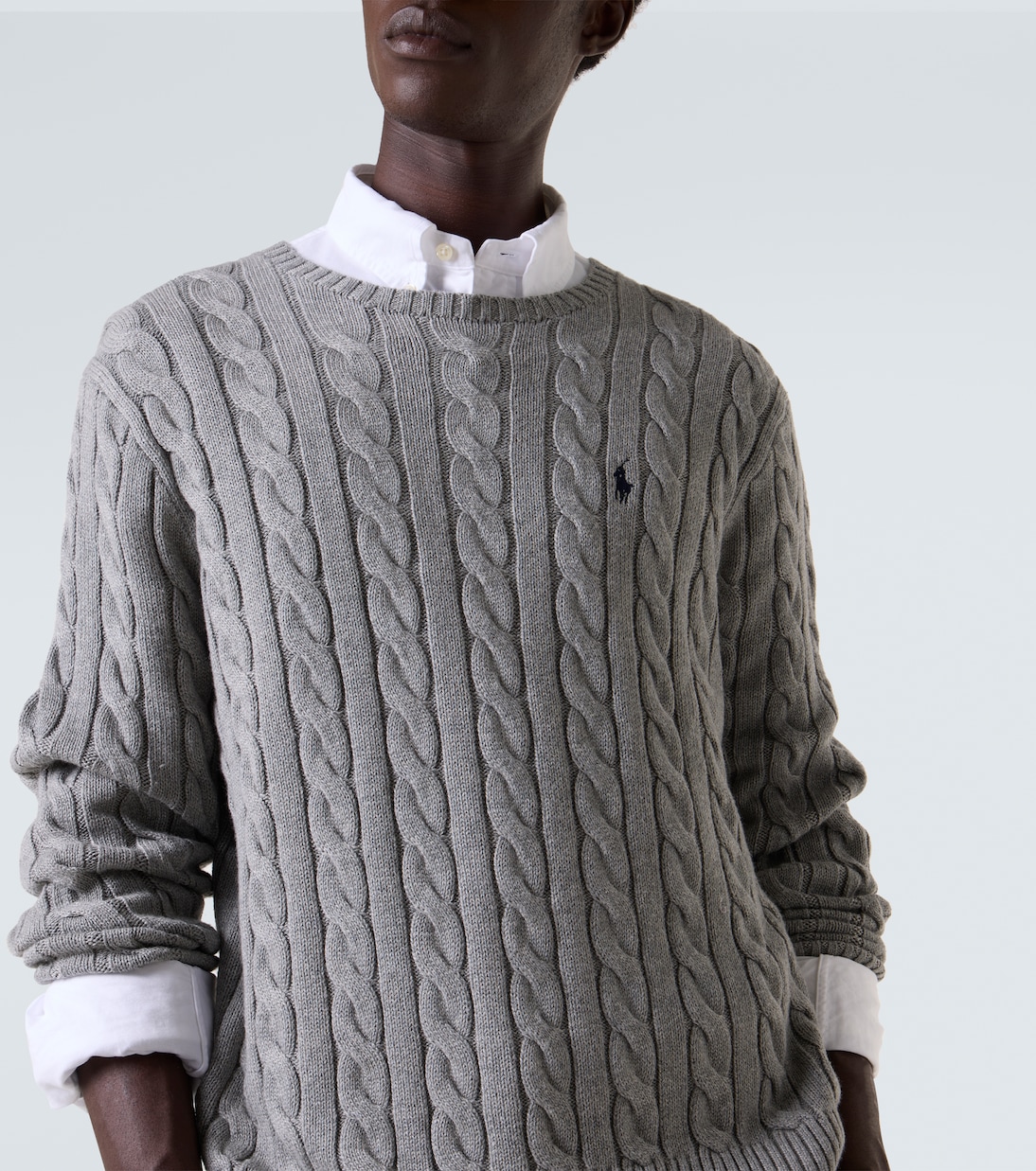 Cable-knit cotton sweater | Polo Ralph Lauren