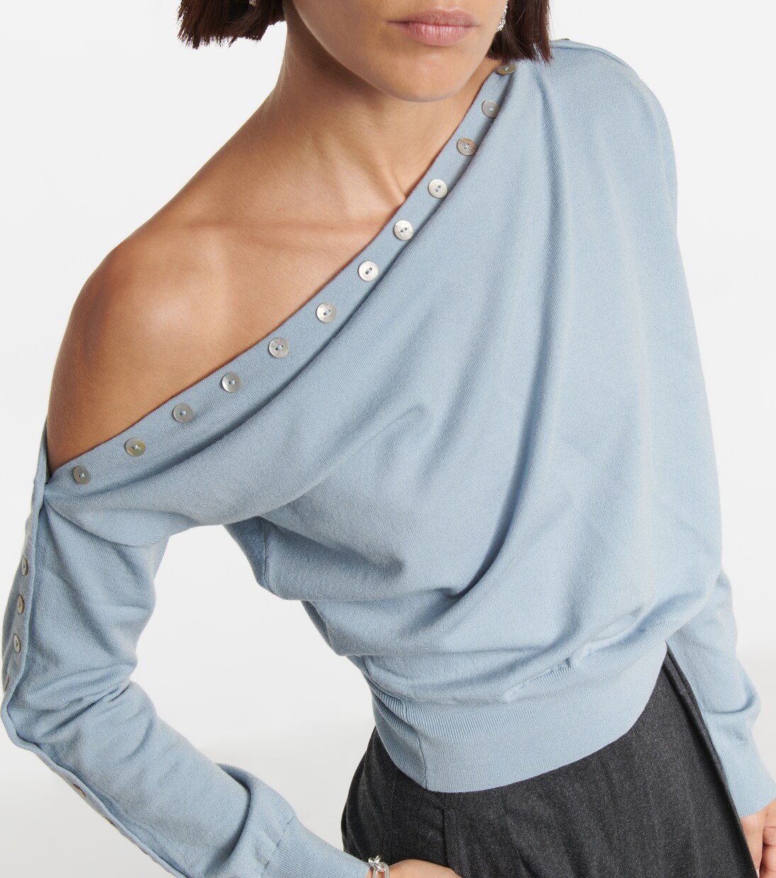 Pull Cragen asymétrique en laine mélangée | Altuzarra