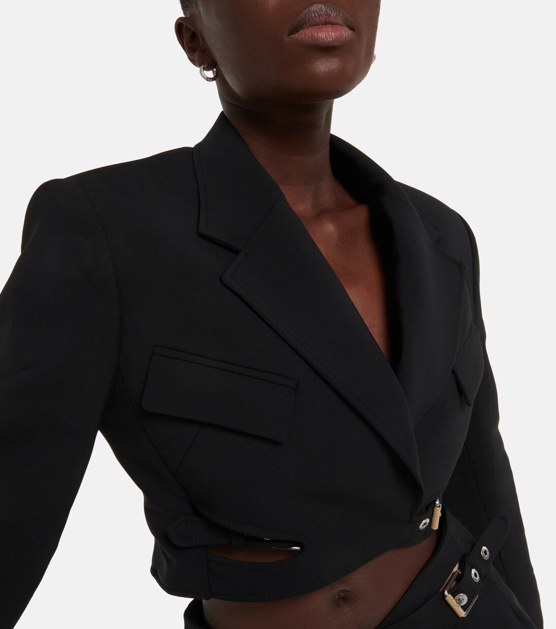 Cropped-Blazer Interlock | Dion Lee