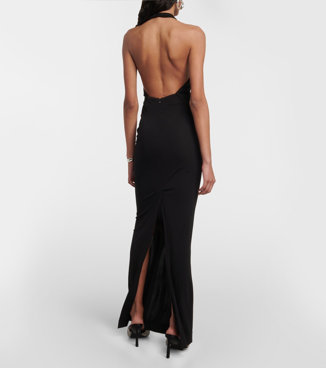 Robe longue en jersey | Christopher Esber