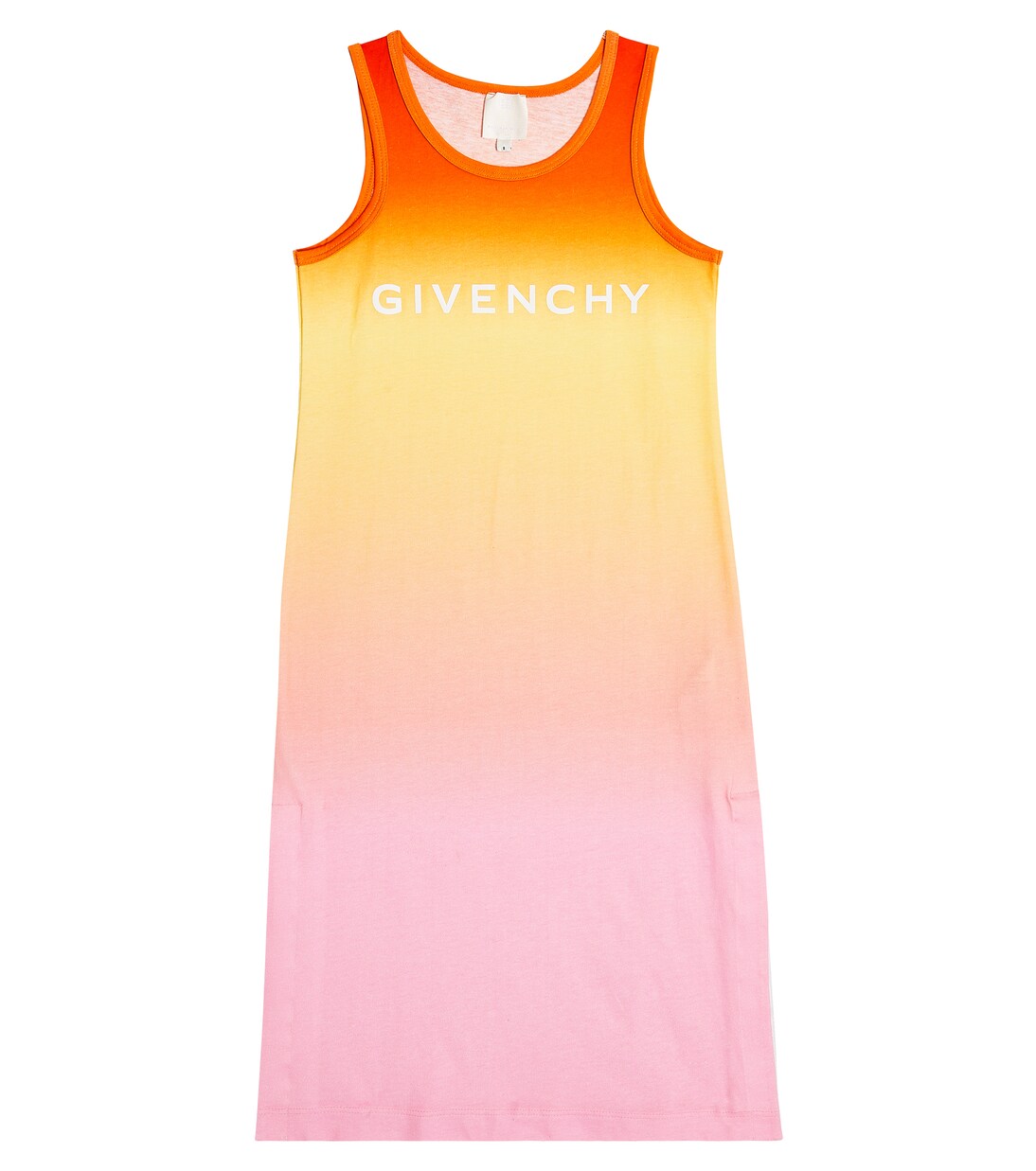 Logo ombré cotton jersey dress | Givenchy Kids
