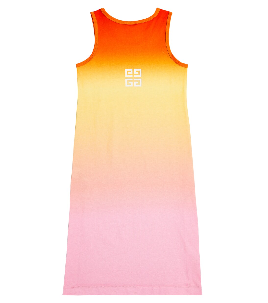 Logo ombré cotton jersey dress | Givenchy Kids